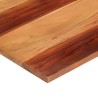 Dessus de table bois massif d'acacia 25-27 mm 70x80 cm 553205553205