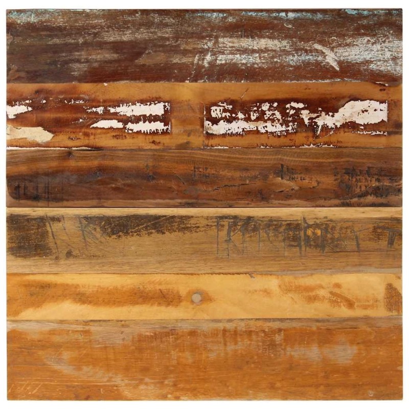 Dessus de table carré 70x70 cm 15-16 mm Bois de récupération 553206553206