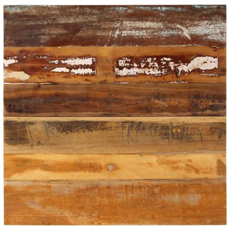 Dessus de table carré 70x70 cm 15-16 mm Bois de récupération 553206553206