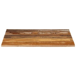 Dessus de table carré 70x70 cm 15-16 mm Bois de récupération 553206553206