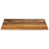 Dessus de table carré 70x70 cm 15-16 mm Bois de récupération 553206553206