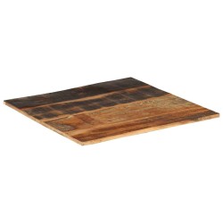 Dessus de table carré 70x70 cm 15-16 mm Bois de récupération 553206553206