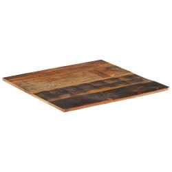 Dessus de table carré 70x70 cm 15-16 mm Bois de récupération 553206553206