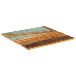Dessus de table carré 70x70 cm 15-16 mm Bois de récupération 553206553206