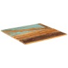 Dessus de table carré 70x70 cm 15-16 mm Bois de récupération 553206553206