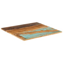 Dessus de table carré 70x70 cm 15-16 mm Bois de récupération 553206553206