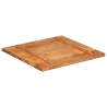 Dessus de table bois massif d'acacia 25-27 mm 60x60 cm 553208553208