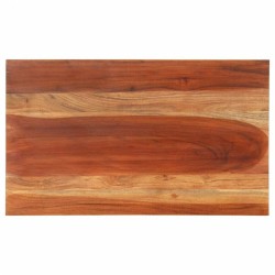 Dessus de table bois massif d'acacia 25-27 mm 60x100 cm 553212553212