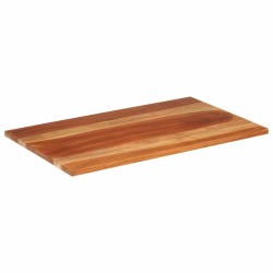 Dessus de table bois massif d'acacia 25-27 mm 60x100 cm 553212553212
