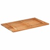 Dessus de table bois massif d'acacia 25-27 mm 60x100 cm 553212553212