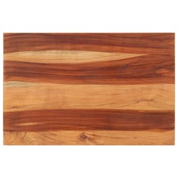 Dessus de table bois massif d'acacia 25-27 mm 60x90 cm 553214553214