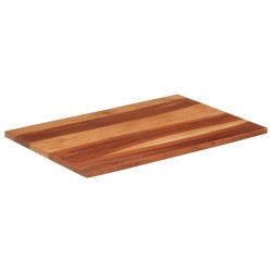 Dessus de table bois massif d'acacia 25-27 mm 60x90 cm 553214553214
