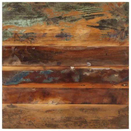 Dessus de table carré 60x60 cm 15-16 mm Bois de récupération 553215553215