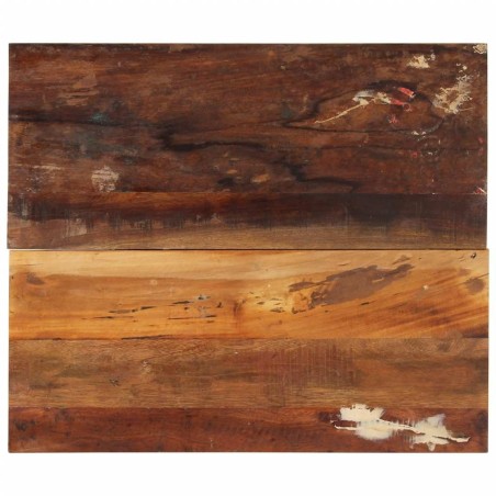 Dessus de table rectangulaire 60x70 cm 15-16 mm Bois récupéré 553216553216