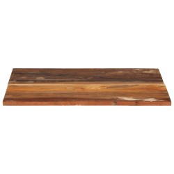 Dessus de table rectangulaire 60x70 cm 15-16 mm Bois récupéré 553216553216