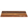 Dessus de table rectangulaire 60x70 cm 15-16 mm Bois récupéré 553216553216