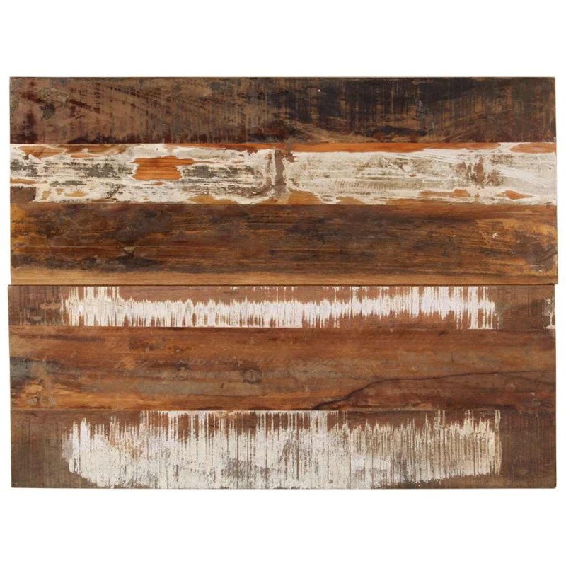 Dessus de table rectangulaire 60x80 cm 15-16 mm Bois récupéré 553217553217
