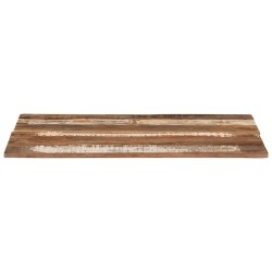 Dessus de table rectangulaire 60x80 cm 15-16 mm Bois récupéré 553217553217