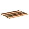 Dessus de table rectangulaire 60x80 cm 15-16 mm Bois récupéré 553217553217