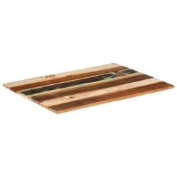 Dessus de table rectangulaire 60x80 cm 15-16 mm Bois récupéré 553217553217
