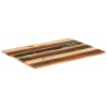 Dessus de table rectangulaire 60x80 cm 15-16 mm Bois récupéré 553217553217