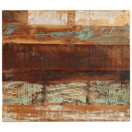 Dessus de table rectangulaire 70x80 cm 15-16 mm Bois récupéré 553218553218