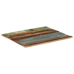Dessus de table rectangulaire 70x80 cm 15-16 mm Bois récupéré 553218553218