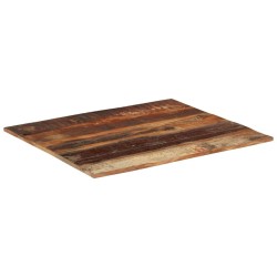 Dessus de table rectangulaire 70x80 cm 15-16 mm Bois récupéré 553218553218