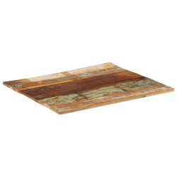 Dessus de table rectangulaire 70x80 cm 15-16 mm Bois récupéré 553218553218
