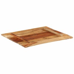 Dessus de table rectangulaire 70x80 cm 15-16 mm Bois récupéré 553218553218