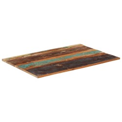 Dessus de table rectangulaire 60x90 cm 15-16 mm Bois récupéré 553219553219