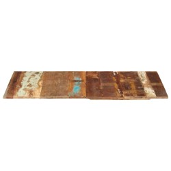 Dessus de table rectangulaire 60x120 cm 15-16 mm Bois récupéré 553220553220