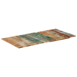 Dessus de table rectangulaire 60x120 cm 15-16 mm Bois récupéré 553220553220