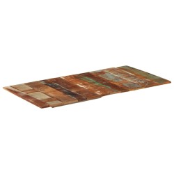 Dessus de table rectangulaire 60x120 cm 15-16 mm Bois récupéré 553220553220