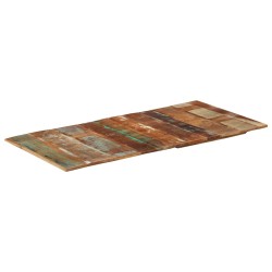 Dessus de table rectangulaire 60x120 cm 15-16 mm Bois récupéré 553220553220
