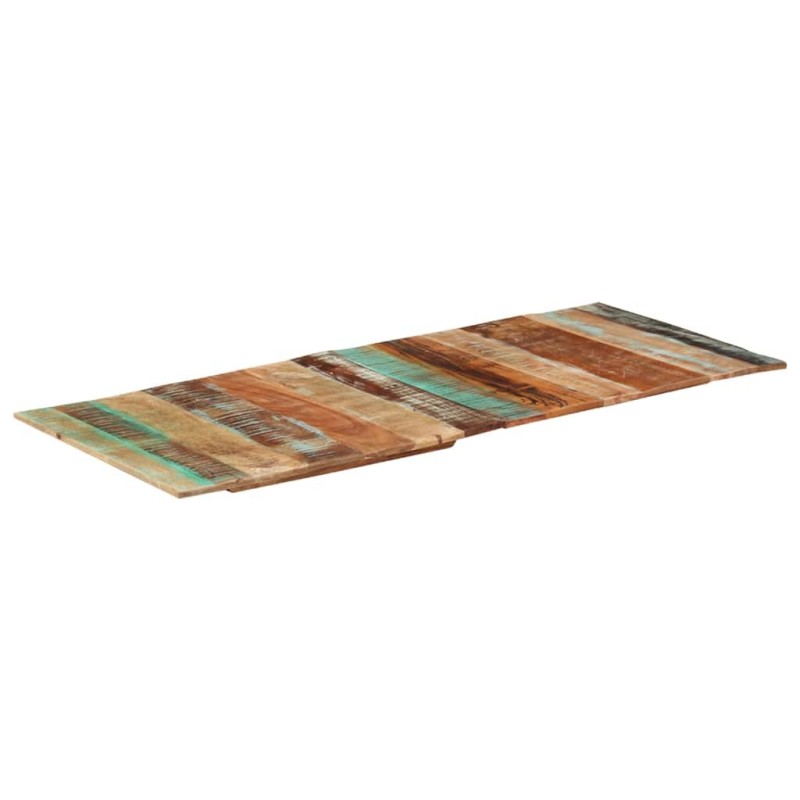 Dessus de table rectangulaire 60x140 cm 15-16 mm Bois récupéré 553221553221