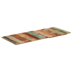 Dessus de table rectangulaire 60x140 cm 15-16 mm Bois récupéré 553221553221