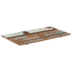 Dessus de table rectangulaire 60x100 cm 15-16 mm Bois récupéré 553222553222