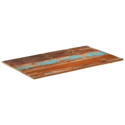 Dessus de table rectangulaire 60x100 cm 15-16 mm Bois récupéré 553222553222