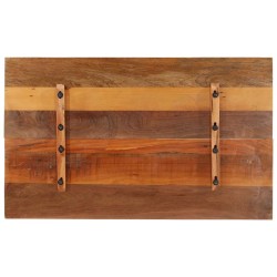 Dessus de table rectangulaire 60x100 cm 15-16 mm Bois récupéré 553222553222