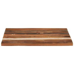 Dessus de table carré 70x70 cm 25-27 mm Bois de récupération 553223553223