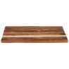 Dessus de table carré 70x70 cm 25-27 mm Bois de récupération 553223553223