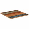 Dessus de table carré 70x70 cm 25-27 mm Bois de récupération 553223553223