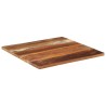 Dessus de table carré 70x70 cm 25-27 mm Bois de récupération 553223553223