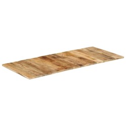 Dessus de table bois de manguier solide 15-16 mm 140x60 cm 553224553224
