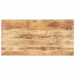 Dessus de table bois de manguier solide 15-16 mm 100x60 cm 553225553225