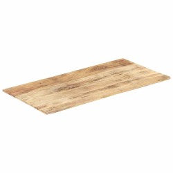 Dessus de table bois de manguier solide 15-16 mm 100x60 cm 553225553225