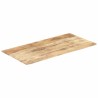 Dessus de table bois de manguier solide 15-16 mm 100x60 cm 553225553225