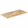 Dessus de table bois de manguier solide 15-16 mm 100x60 cm 553225553225