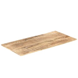 Dessus de table bois de manguier solide 15-16 mm 100x60 cm 553225553225